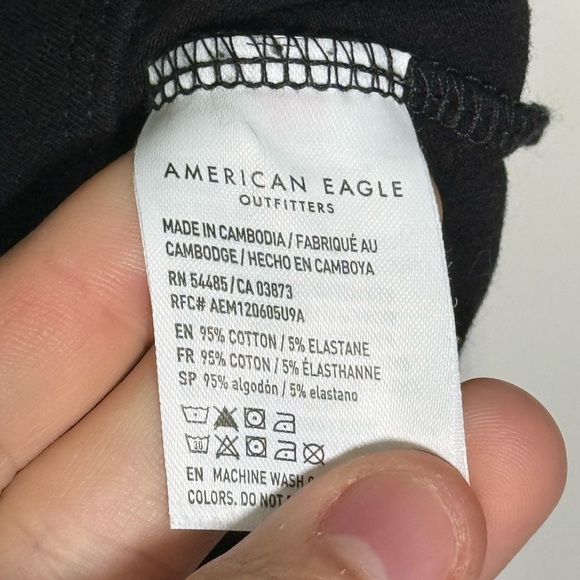 American Eagle Black Bodysuit Super Soft Size Large Stretch - Picture 8 of 8